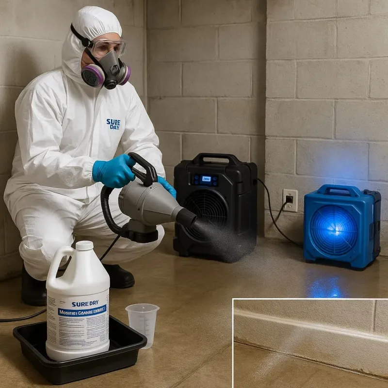 Sanitization and Odor Removal process in Winnetka, IL